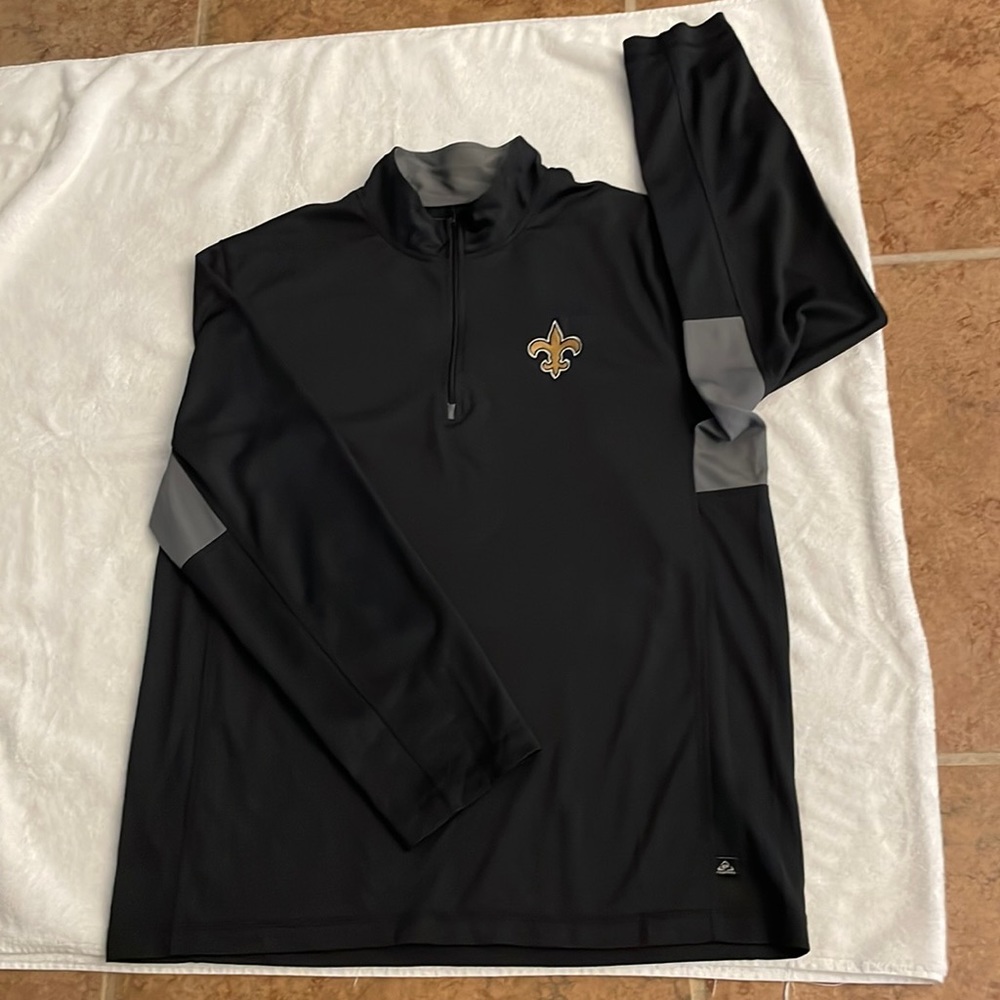 NEW ORLEANS SAINTS QUARTER ZIP
